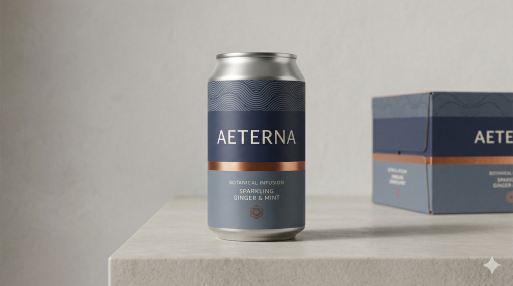 FMCG packaging design with a branded consumer product package styled for shelf impact and fast recognition.