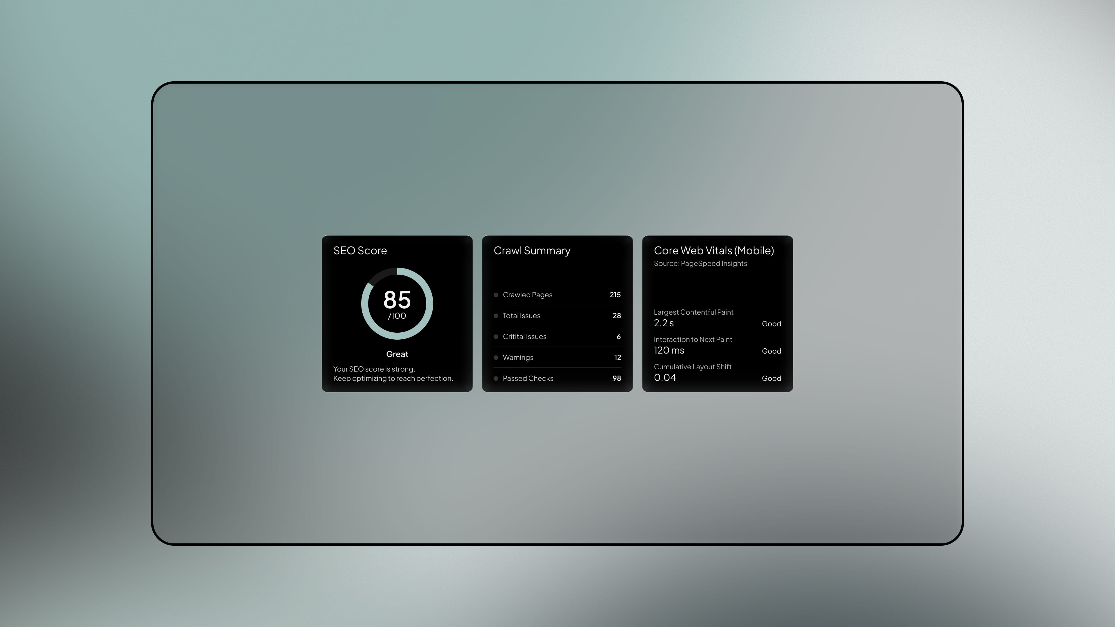 R&D - SEO service by Fact & Form brand and marketing studio
