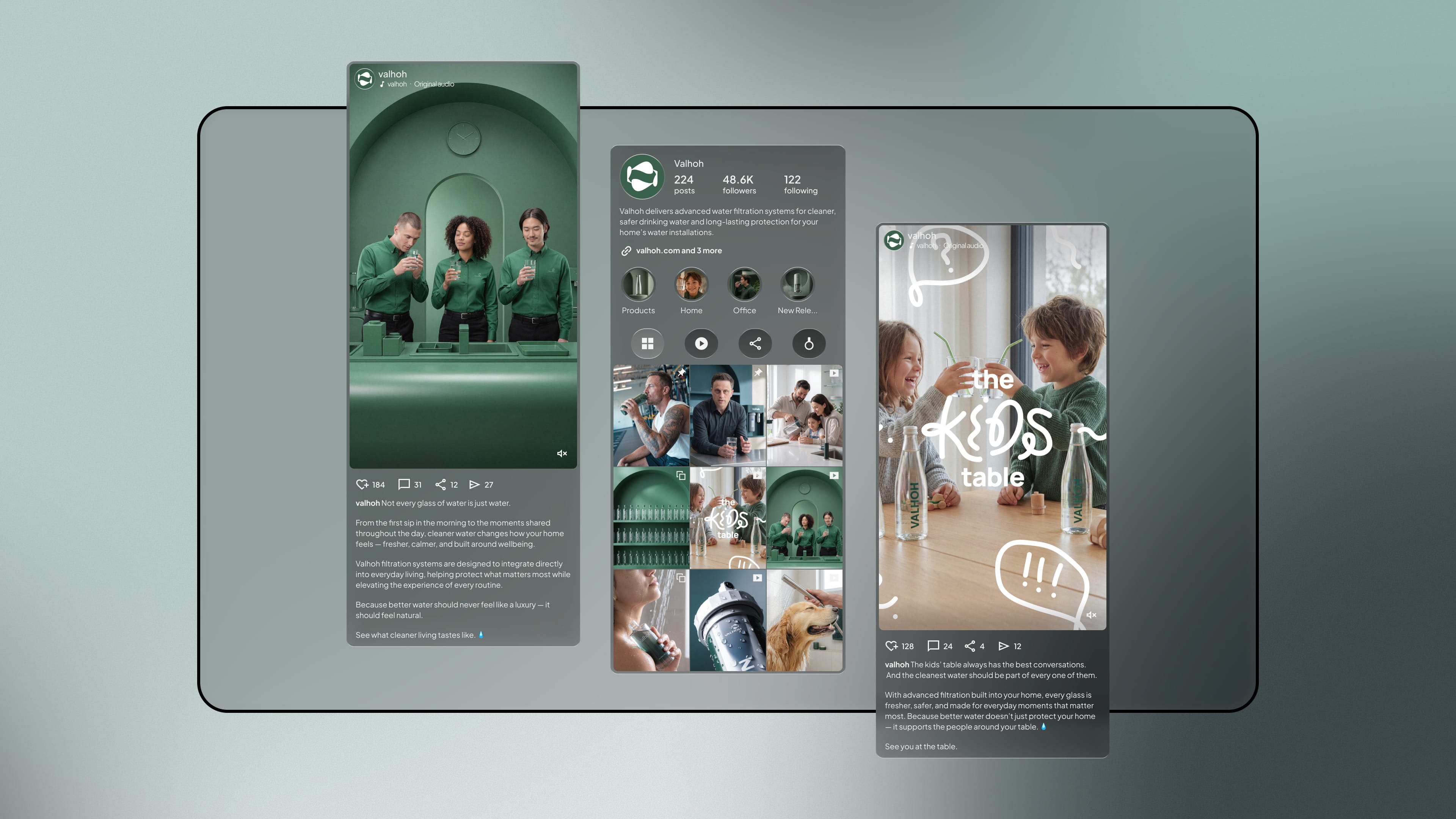 Content - social media service by Fact & Form brand and marketing studio